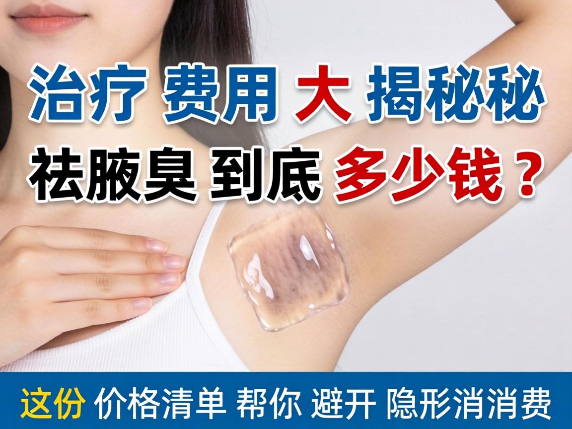 腋臭治疗费用大揭秘，祛腋臭到底多少钱？这份价格清单帮你避开隐形消费