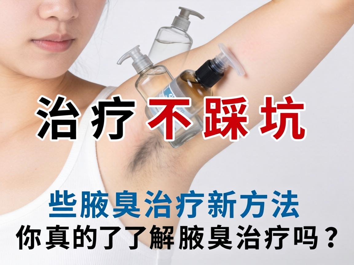 腋臭治疗不踩坑，这些腋臭治疗新方法，你真的了解腋臭治疗吗？
