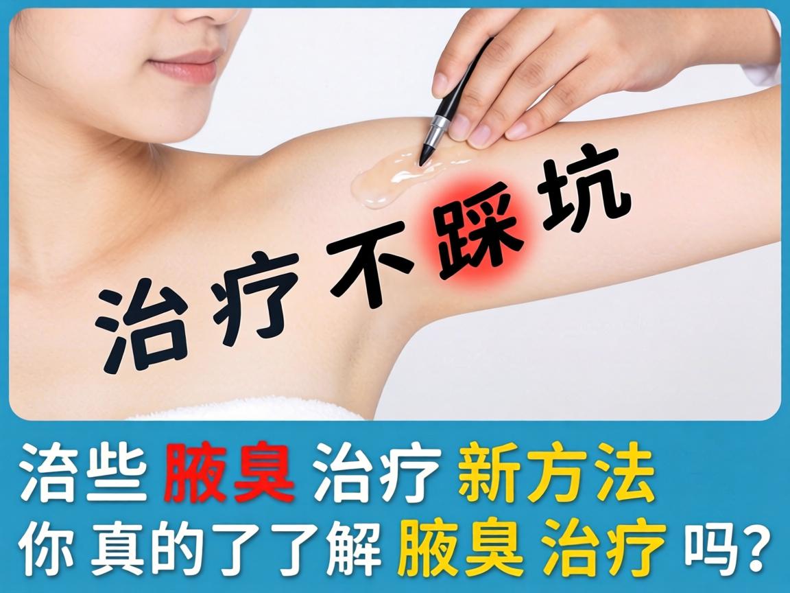 腋臭治疗不踩坑，这些腋臭治疗新方法，你真的了解腋臭治疗吗？