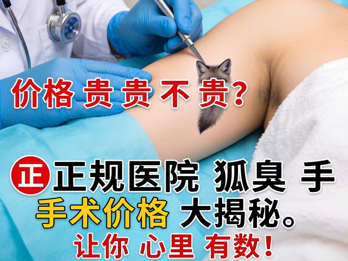 狐臭手术价格贵不贵？正规医院狐臭手术价格大揭秘，让你心里有数！