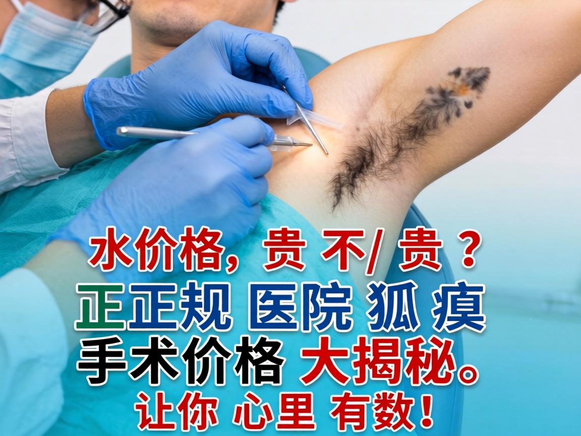 狐臭手术价格贵不贵？正规医院狐臭手术价格大揭秘，让你心里有数！