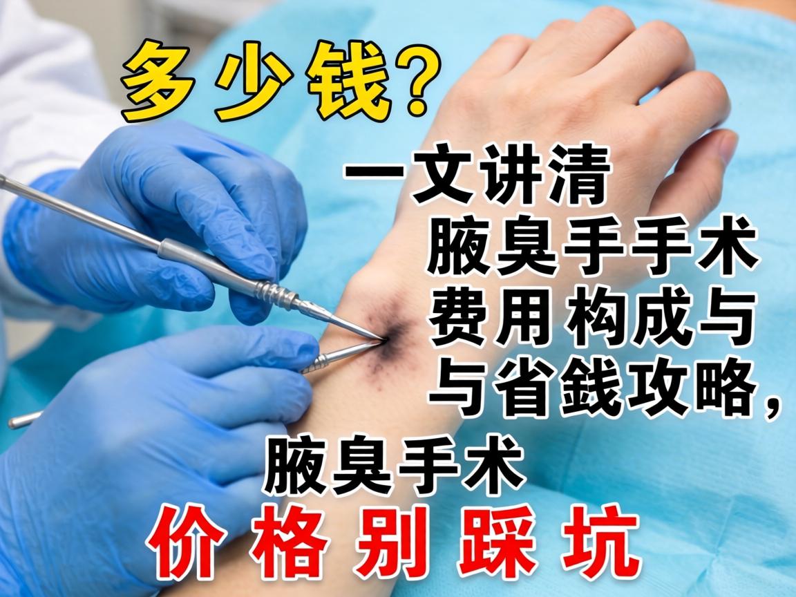 腋臭手术多少钱？一文讲清腋臭手术费用构成与省钱攻略，腋臭手术价格别踩坑