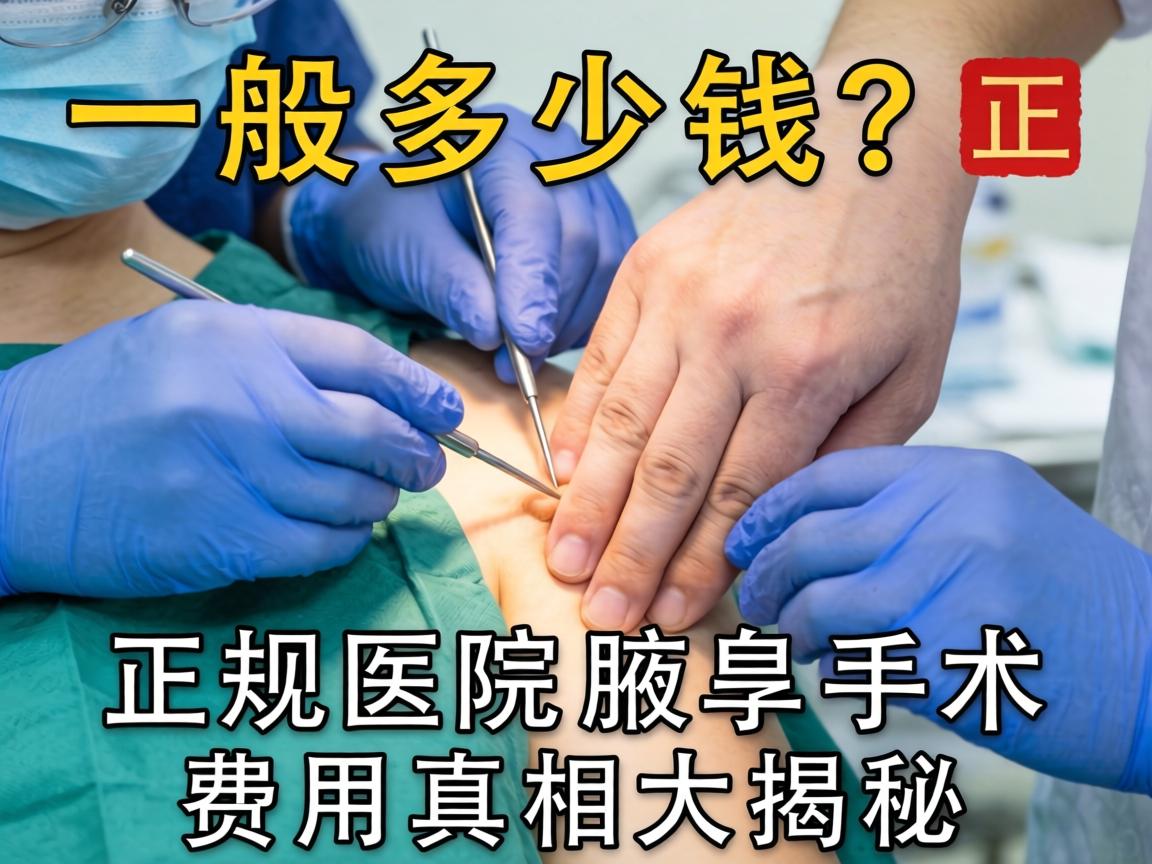 腋臭手术一般多少钱？正规医院腋臭手术费用真相大揭秘