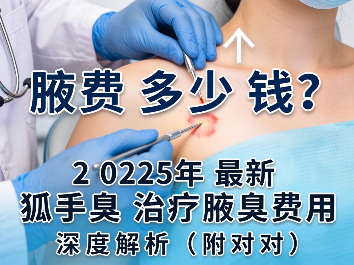 腋臭手术费多少钱？2025年最新狐臭治疗费用深度解析（附对比表）
