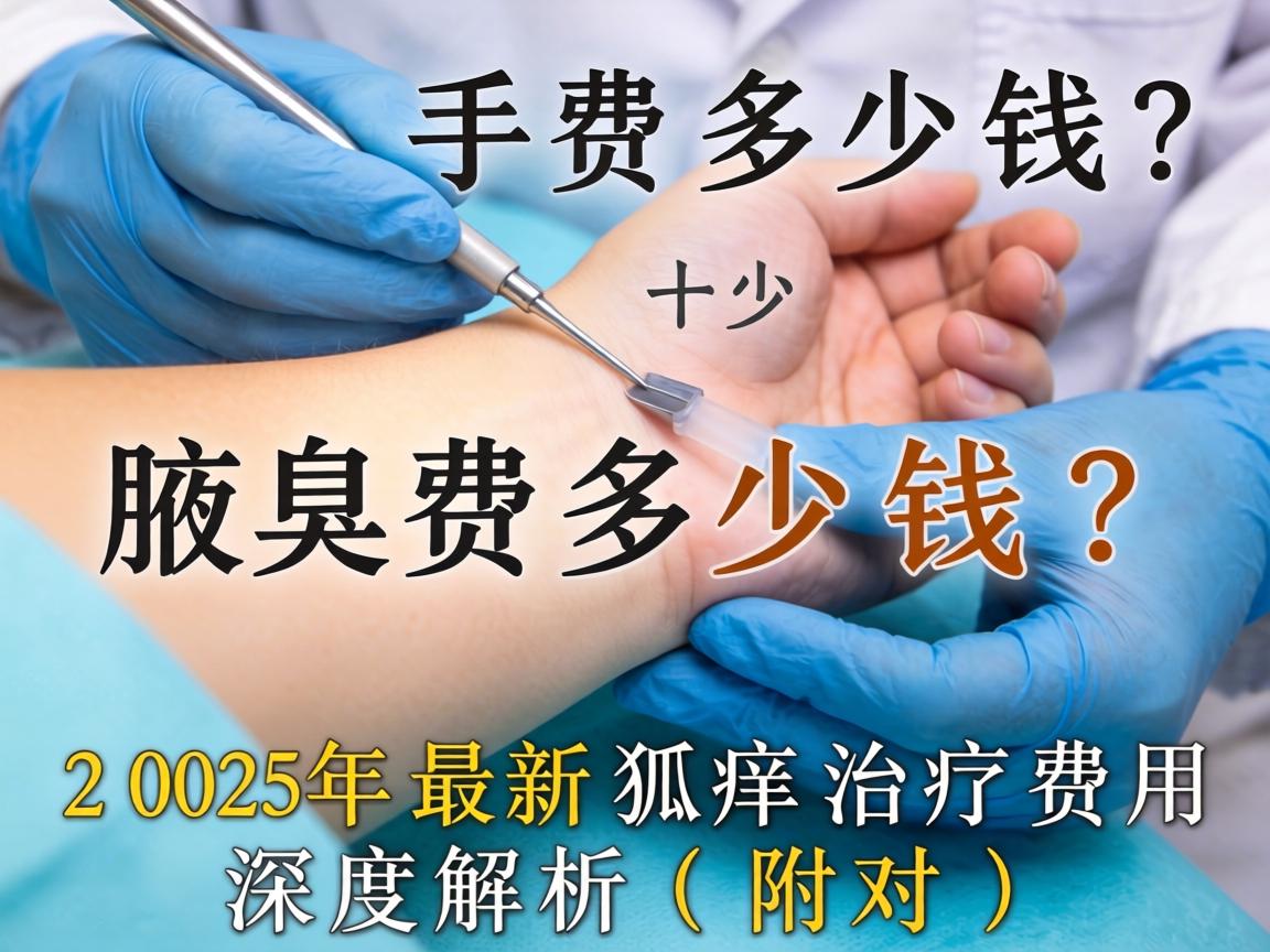 腋臭手术费多少钱？2025年最新狐臭治疗费用深度解析（附对比表）