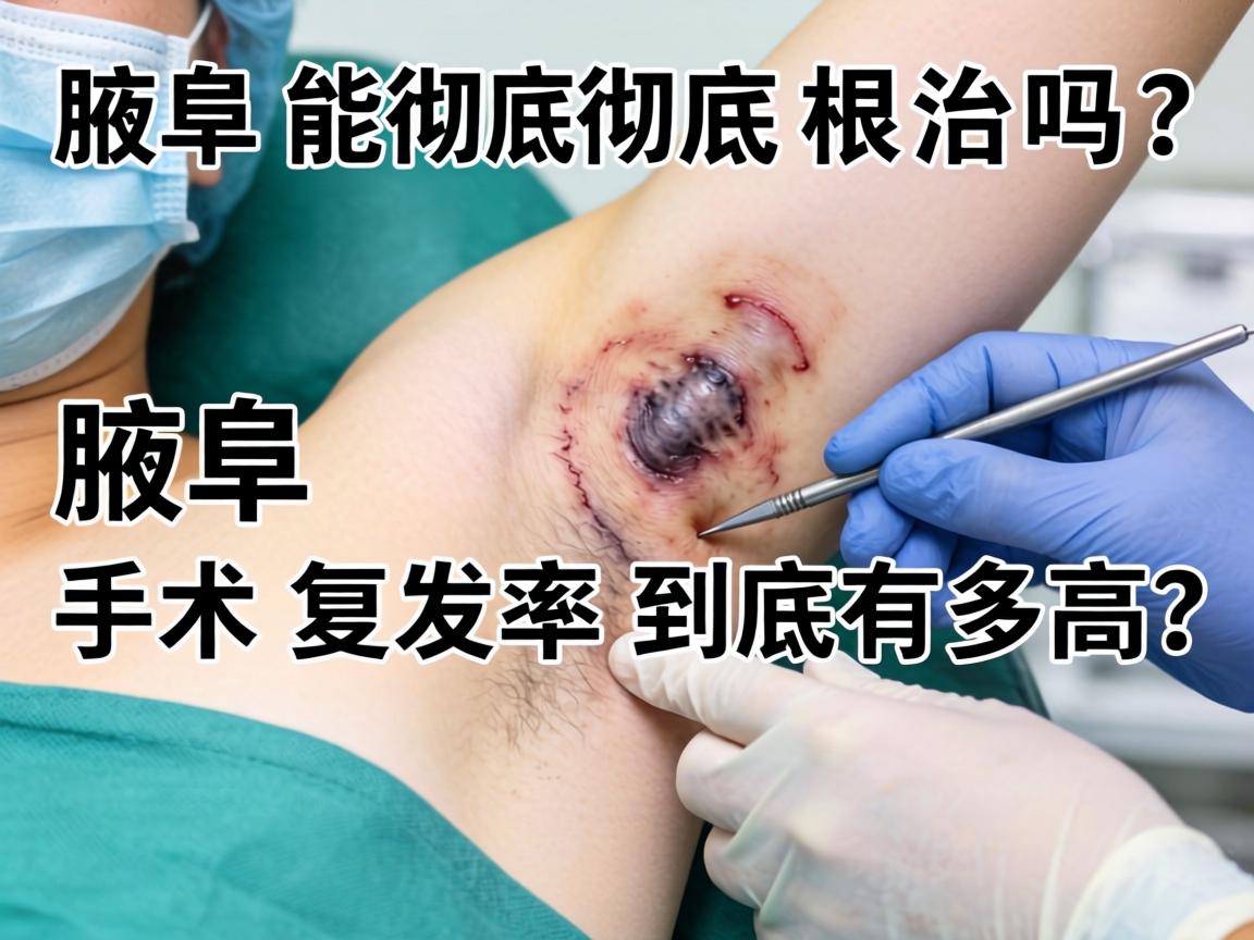 腋臭手术后腋臭能彻底根治吗？腋臭手术复发率到底有多高？