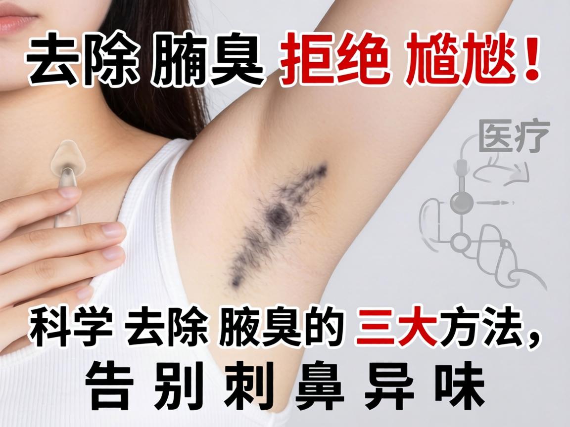 去除腋臭，拒绝尴尬！科学去除腋臭的三大方法，告别刺鼻异味