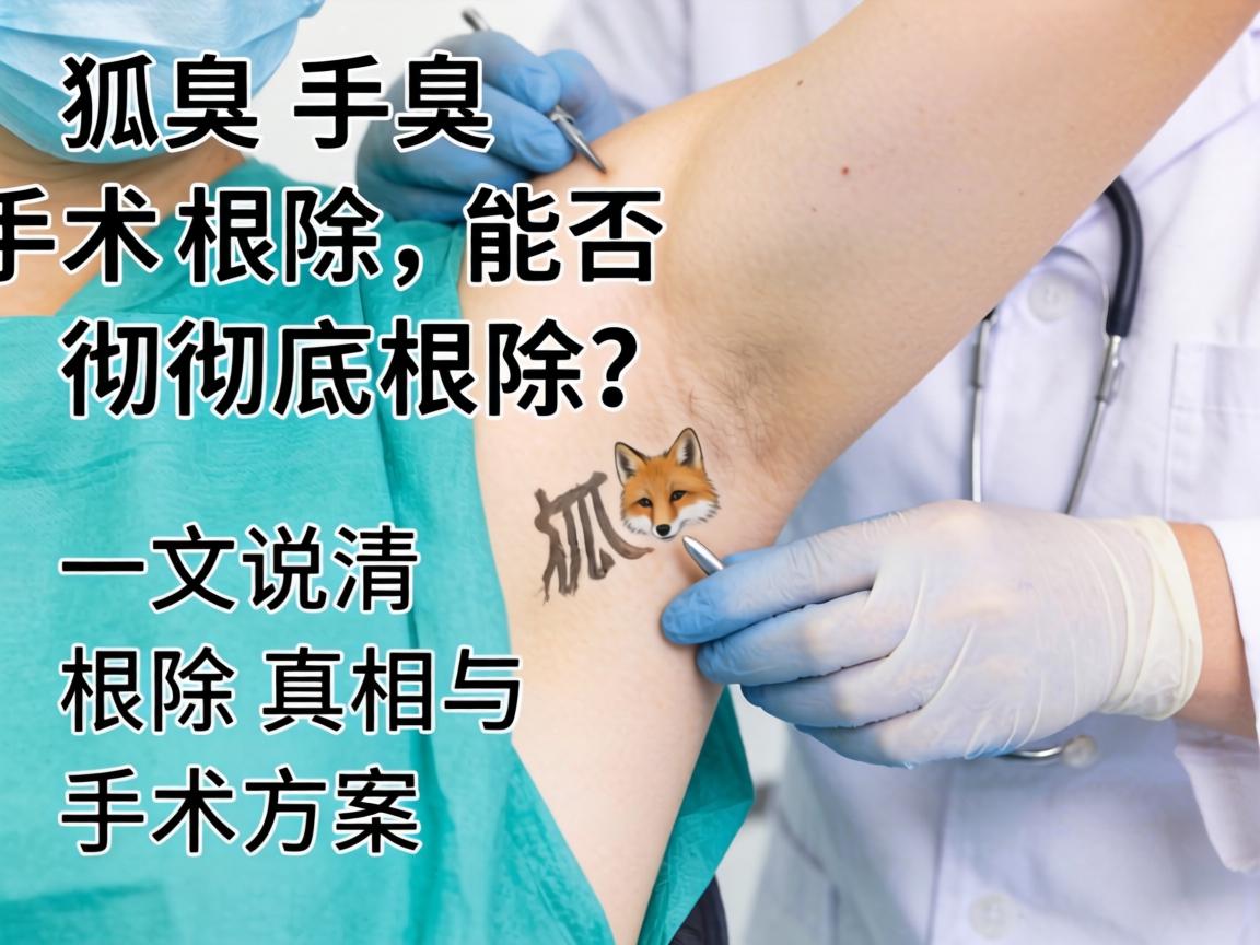 狐臭手术根除，能否彻底根除？一文说清根除真相与手术方案
