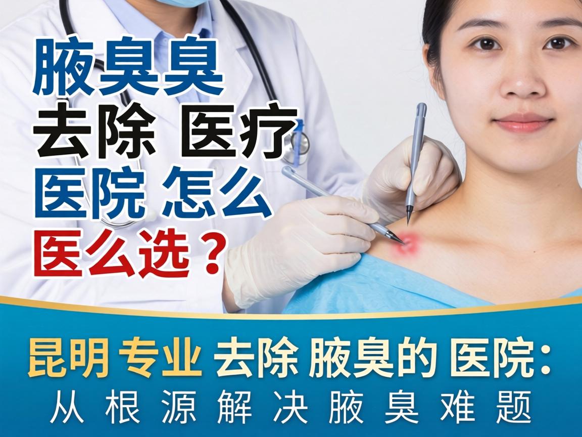 腋臭去除医院怎么选？昆明专业去除腋臭的医院，从根源解决腋臭难题