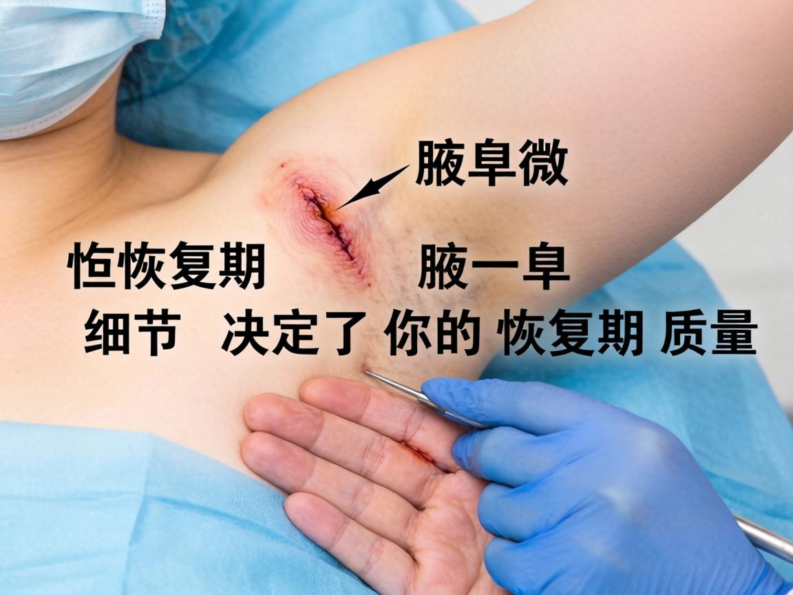 腋臭微创手术后恢复期，这些恢复期细节决定了你的恢复期质量