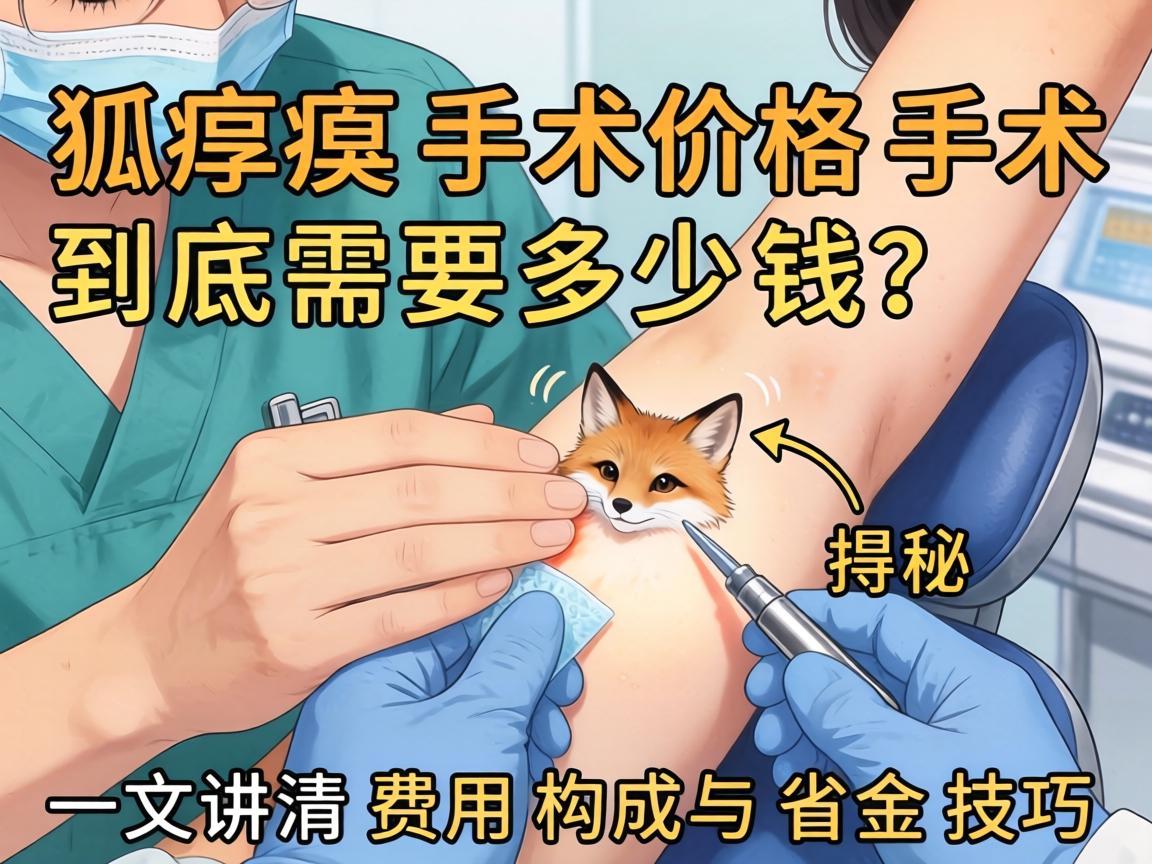 狐臭手术价格揭秘，狐臭手术到底需要多少钱？一文讲清费用构成与省钱技巧