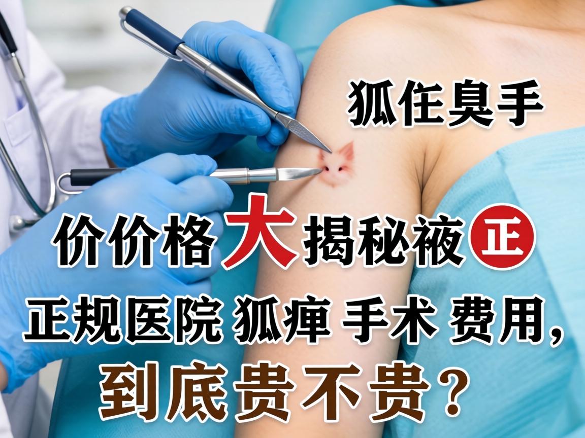狐臭手术价格大揭秘，正规医院狐臭手术费用，到底贵不贵？