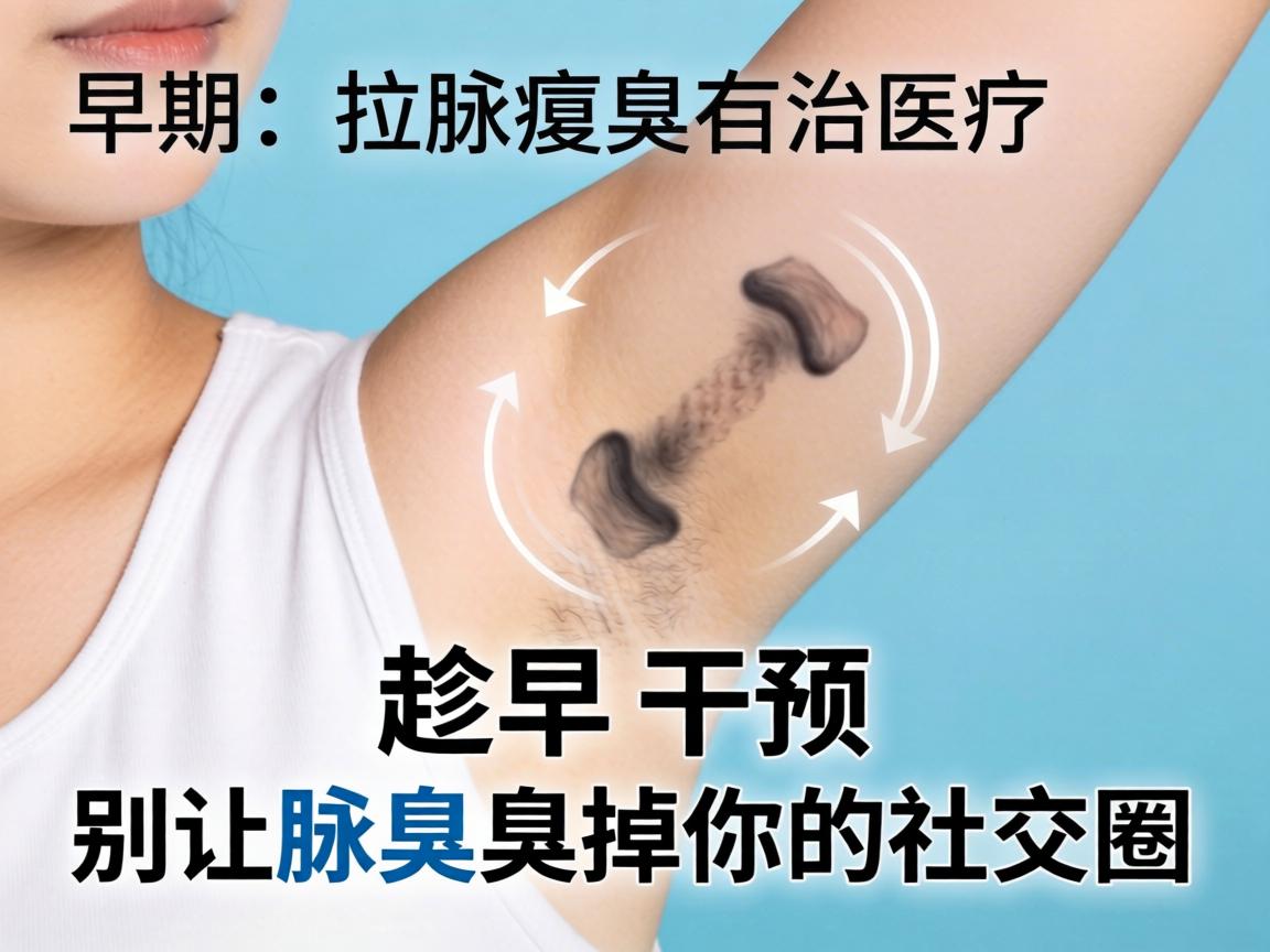 早期腋臭治疗，趁早干预，别让腋臭臭掉你的社交圈