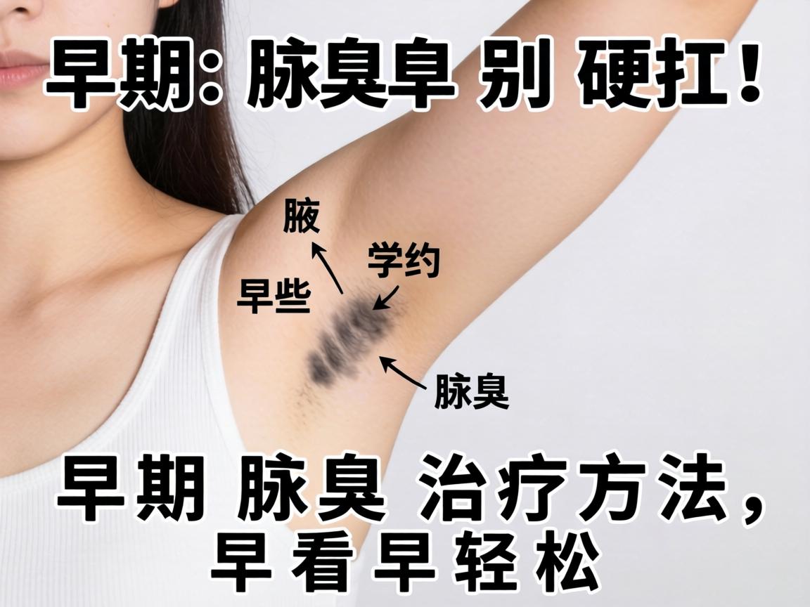 早期腋臭别硬扛！这些早期腋臭治疗方法，早看早轻松