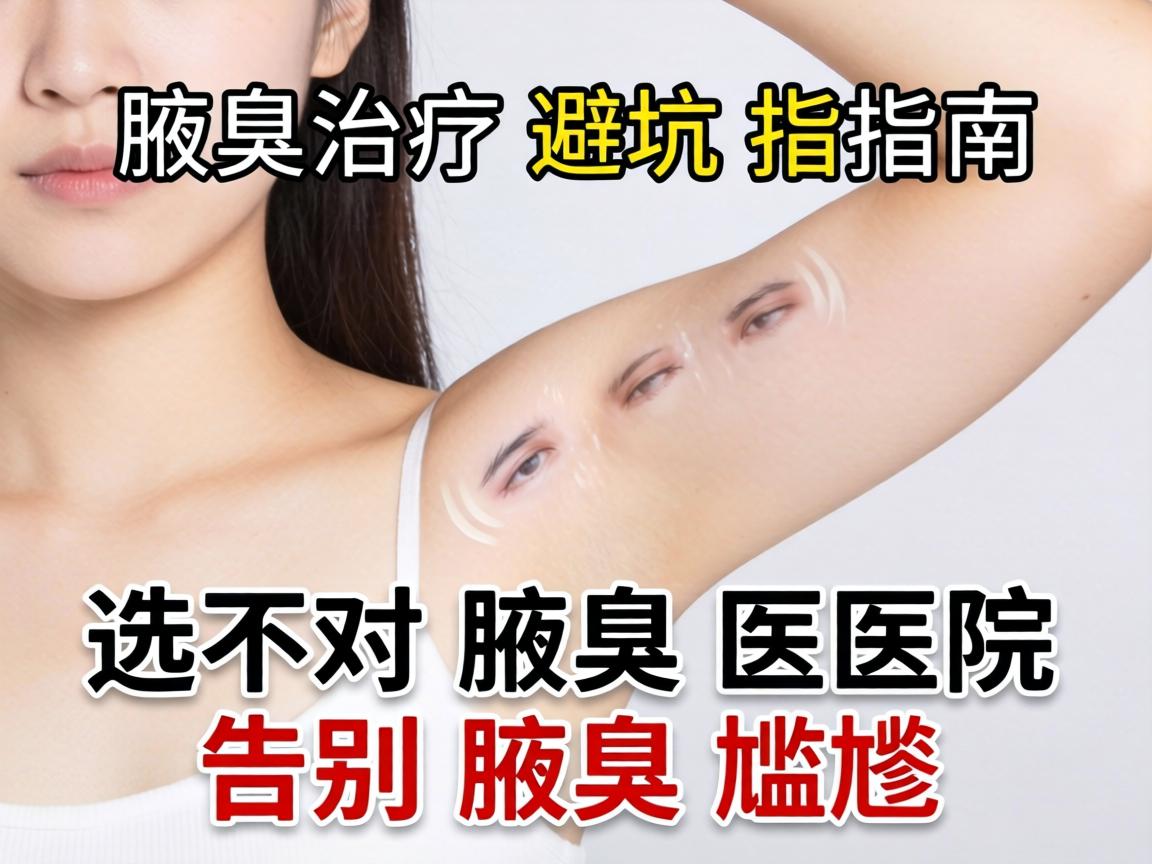 腋臭治疗避坑指南，选对腋臭医院，告别腋臭尴尬