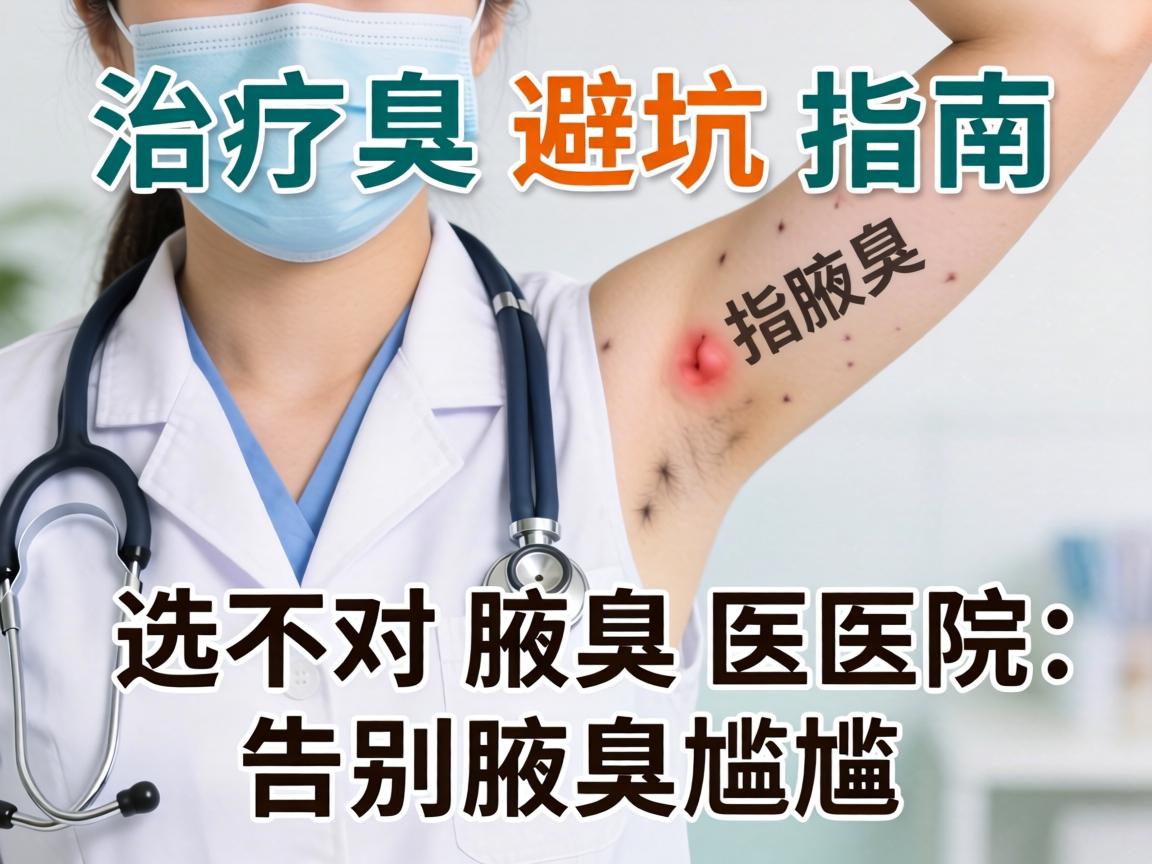 腋臭治疗避坑指南，选对腋臭医院，告别腋臭尴尬