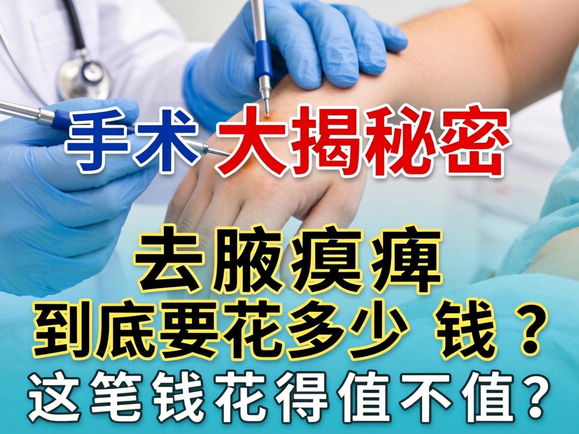 腋臭手术价格大揭秘，去腋臭到底要花多少钱？这笔钱花得值不值？