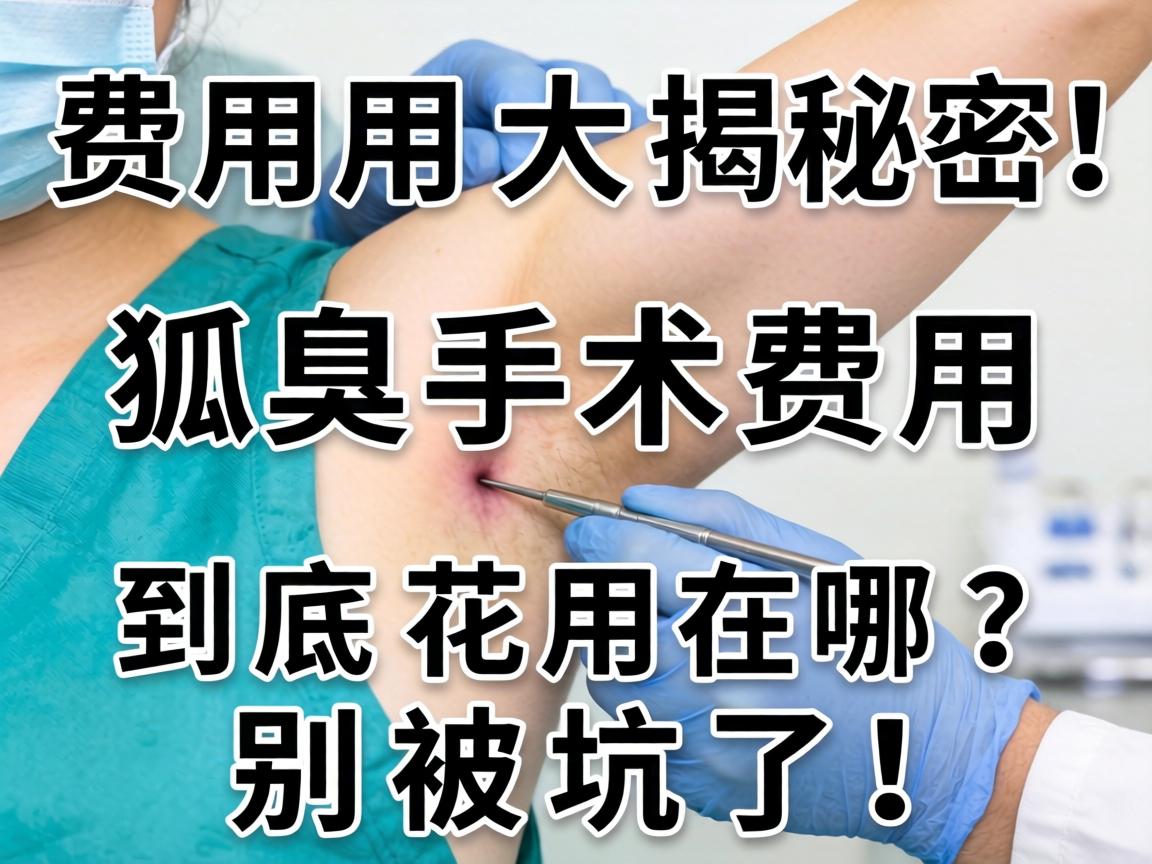 狐臭手术费用大揭秘！狐臭手术费用到底花在哪？别被坑了！