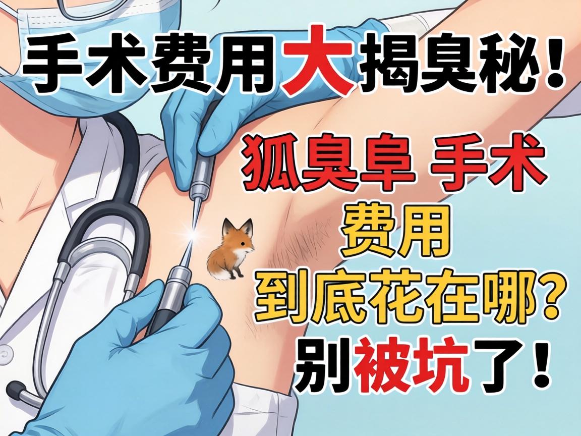 狐臭手术费用大揭秘！狐臭手术费用到底花在哪？别被坑了！
