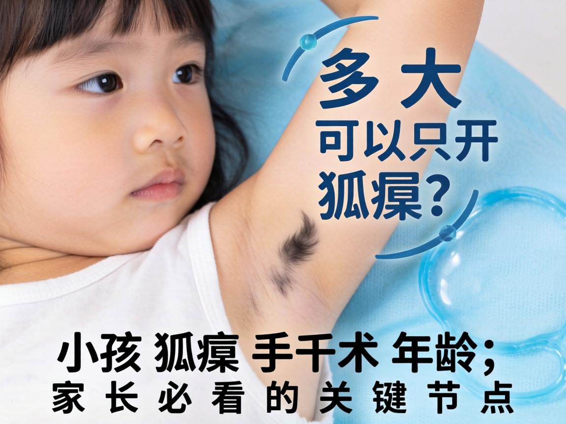 小孩多大可以开狐臭？小孩狐臭手术年龄，家长必看的关键节点