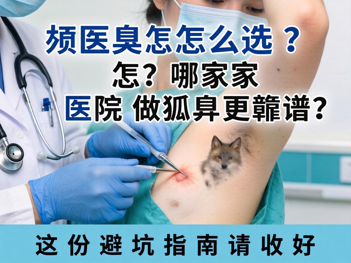 狐臭手术医院怎么选？哪家医院做狐臭更靠谱？这份避坑指南请收好