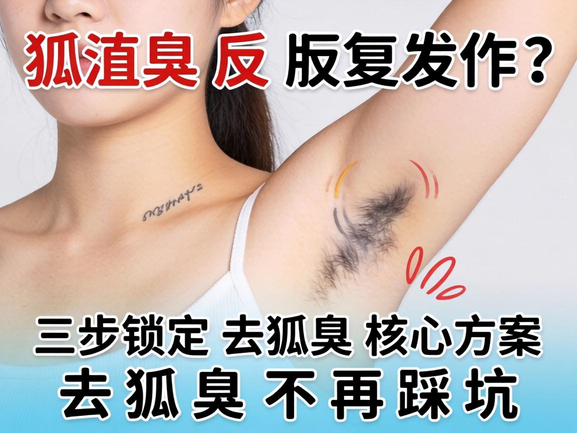 狐臭反复发作？三步锁定去狐臭核心方案，去狐臭不再踩坑