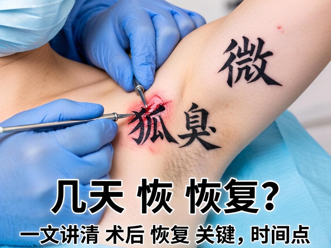 狐臭微创手术几天恢复？一文讲清术后恢复关键时间点