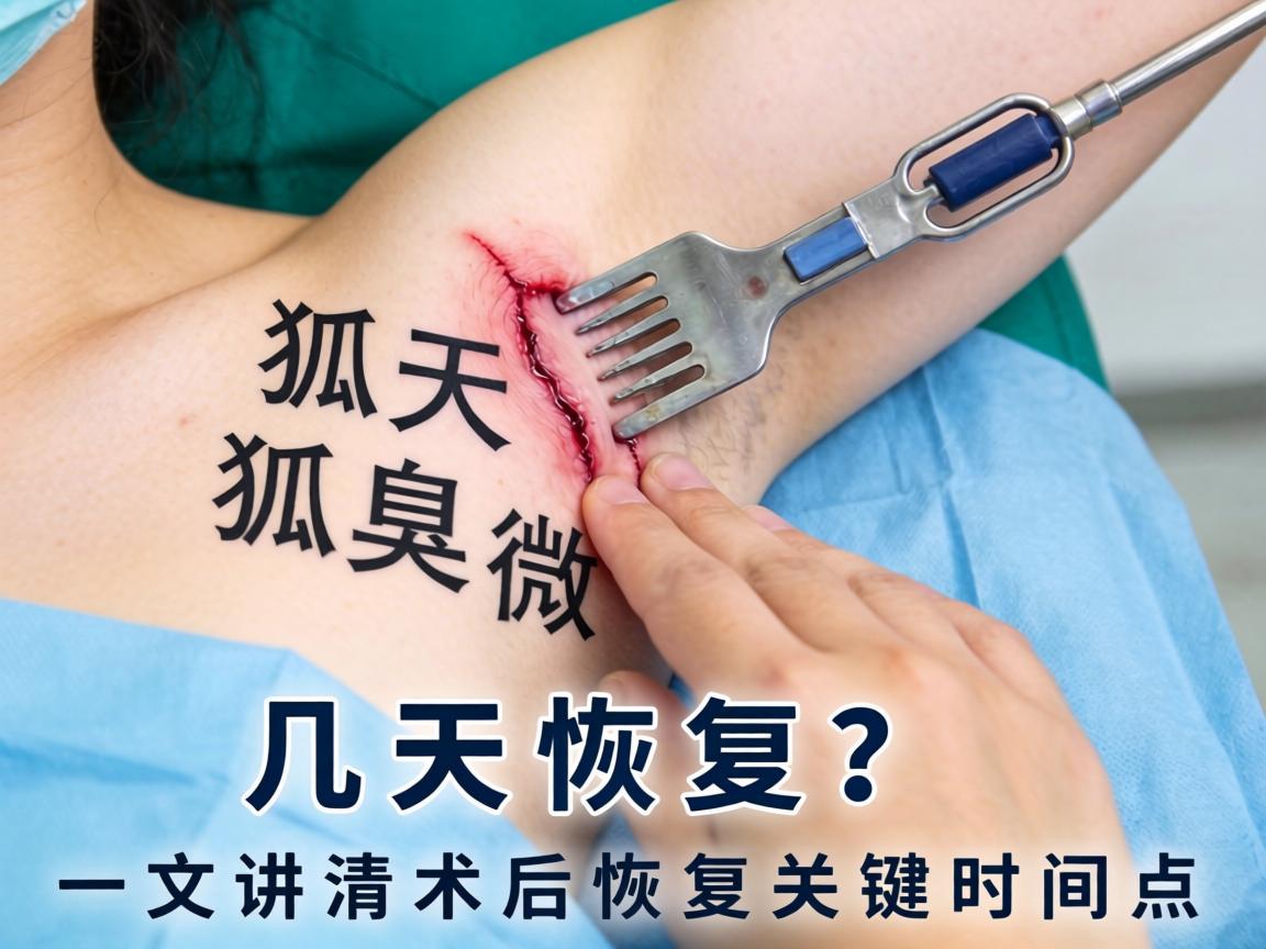 狐臭微创手术几天恢复？一文讲清术后恢复关键时间点