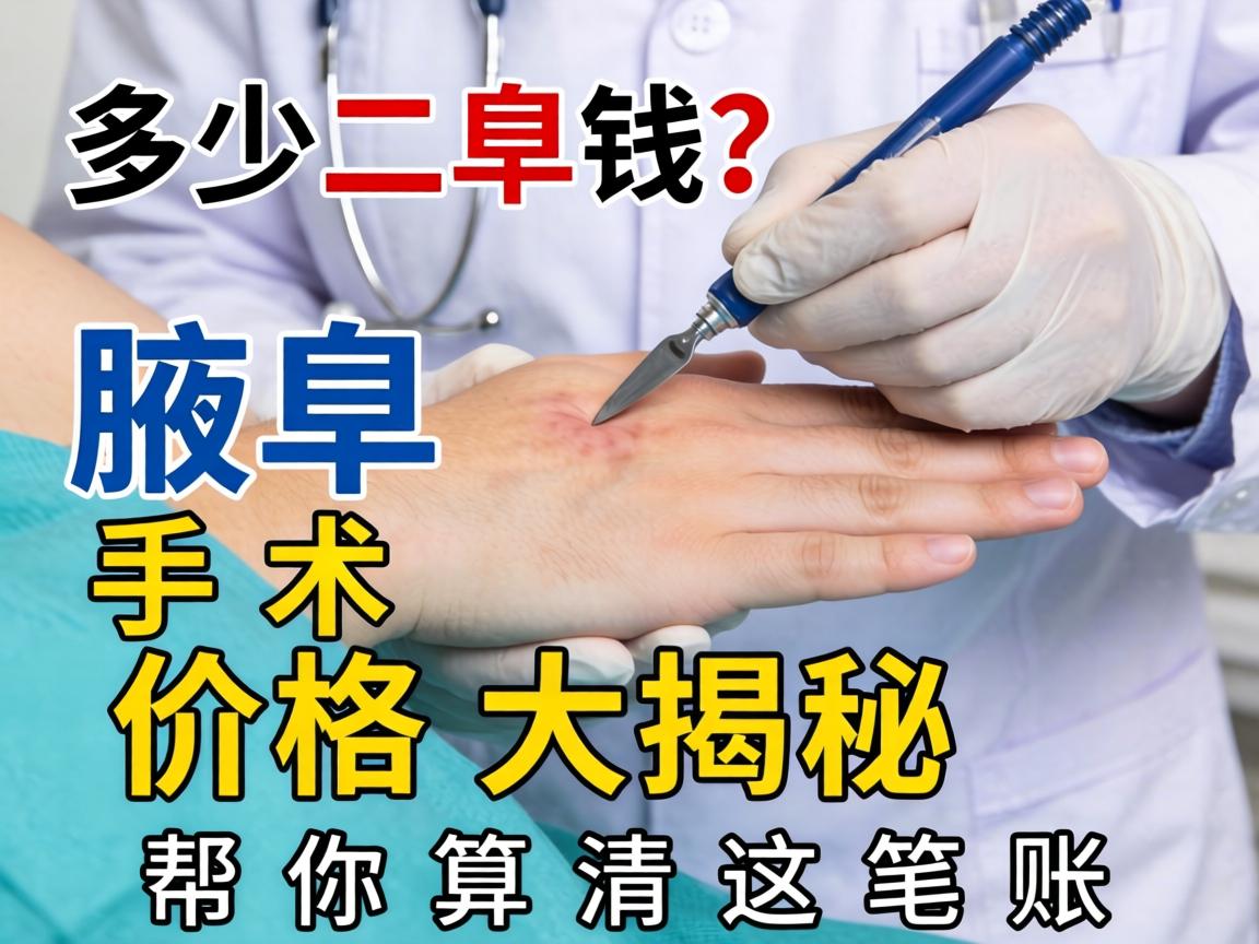腋臭手术多少钱？腋臭手术价格大揭秘，帮你算清这笔账