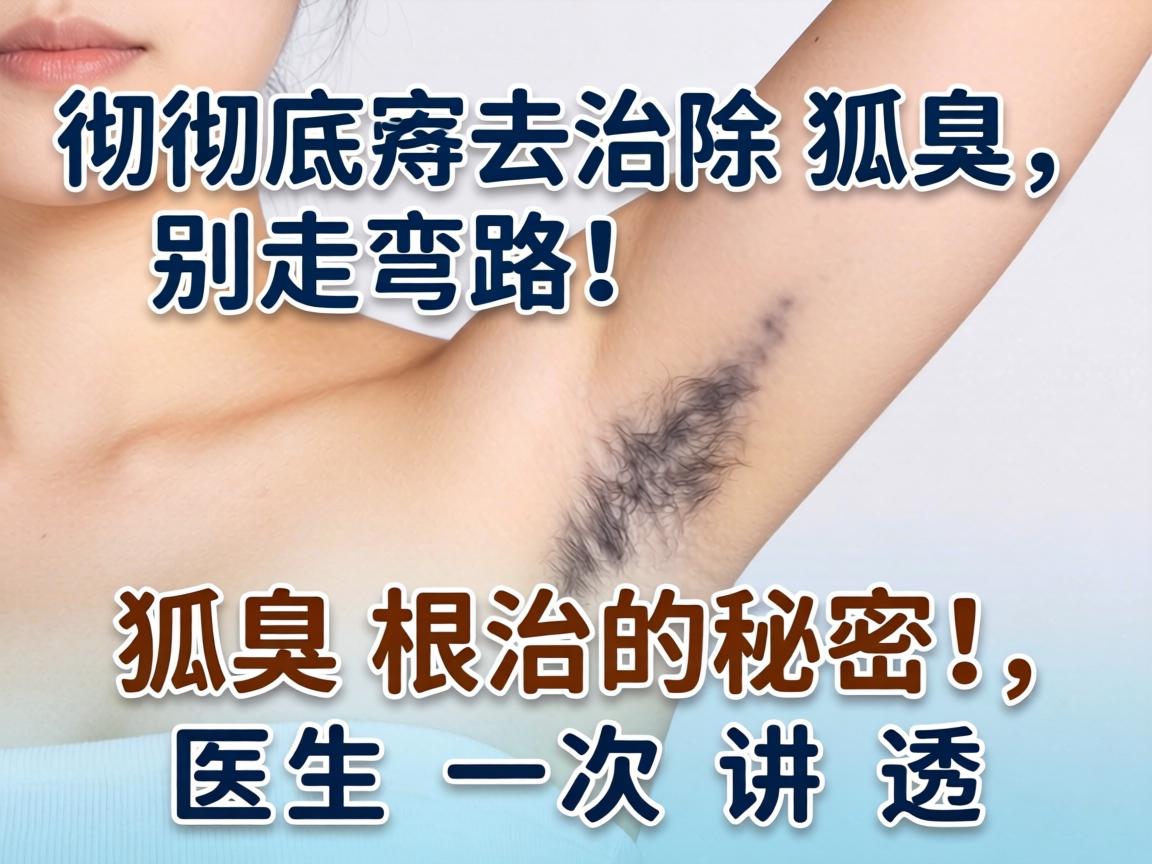 彻底去除狐臭，别走弯路！狐臭根治的秘密，医生一次讲透