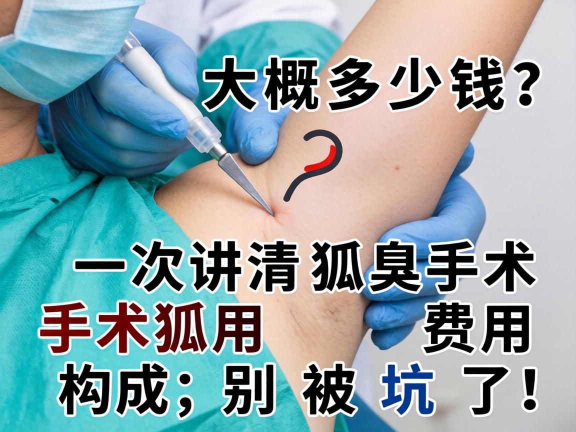 狐臭手术大概多少钱？一次讲清狐臭手术费用构成，别被坑了！