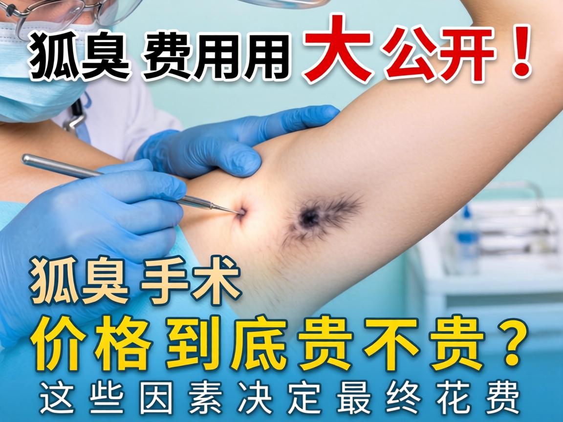 狐臭手术费用大公开！狐臭手术价格到底贵不贵？这些因素决定最终花费