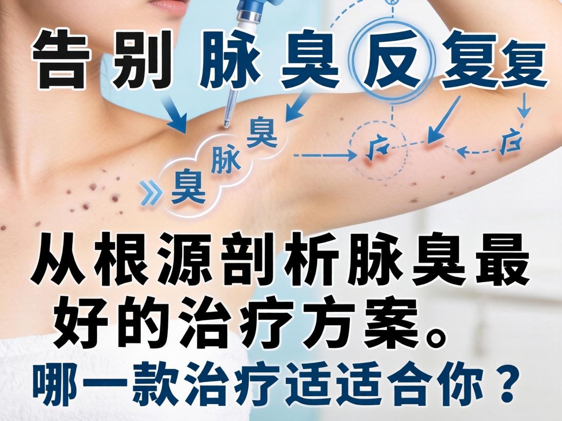 告别腋臭反复，从根源剖析腋臭最好的治疗方案，哪一款治疗适合你？