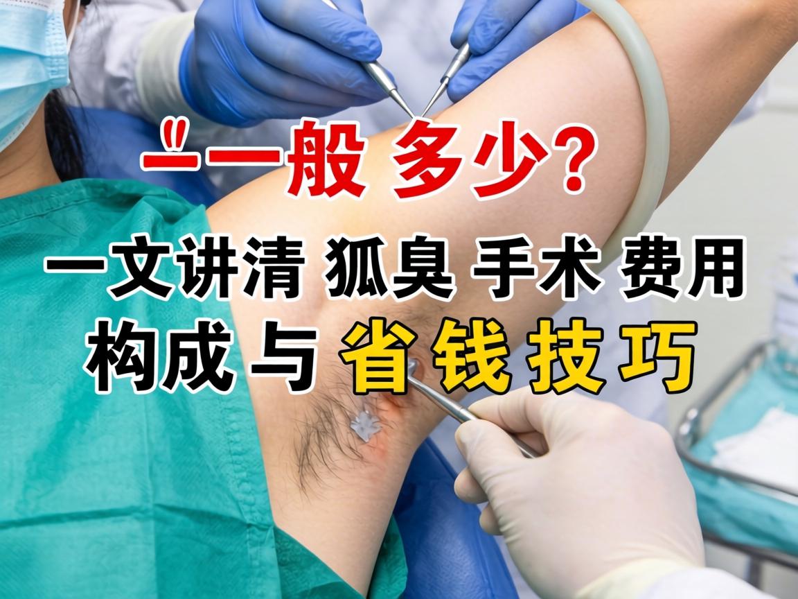 狐臭手术费用一般多少？一文讲清狐臭手术费用构成与省钱技巧