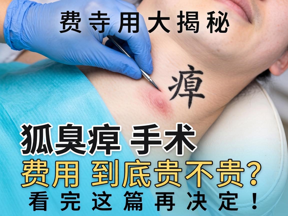 狐臭手术费用大揭秘，狐臭手术费用到底贵不贵？看完这篇再决定！