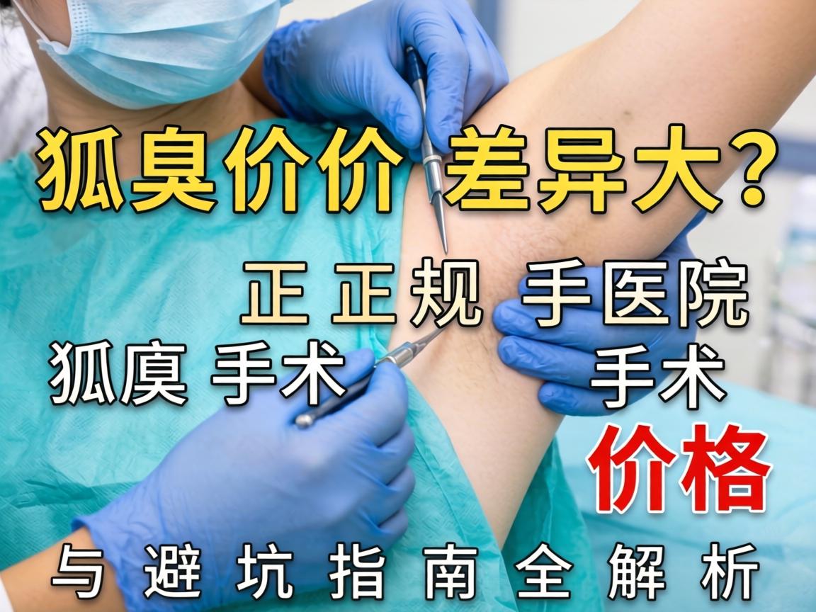狐臭手术价格差异大？正规医院狐臭手术价格与避坑指南全解析