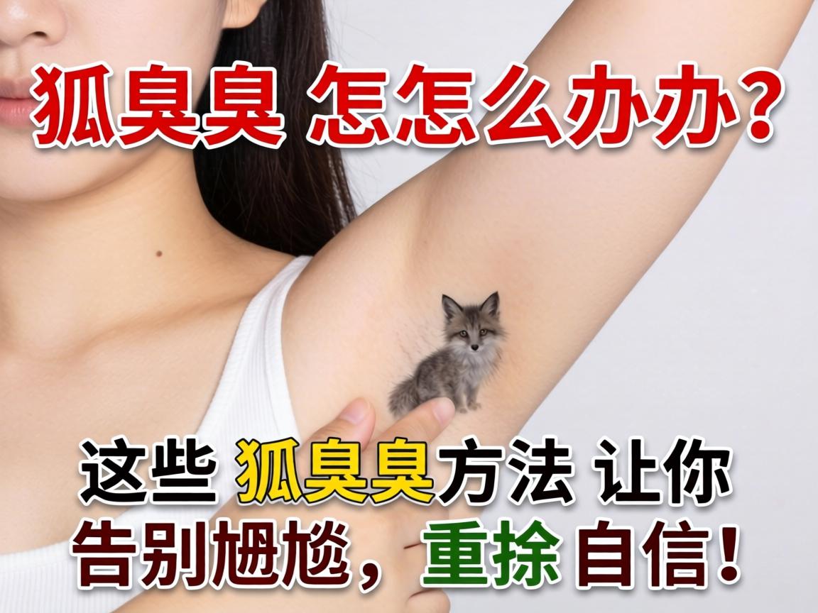 狐臭怎么办？这些狐臭方法让你告别尴尬，重拾自信！