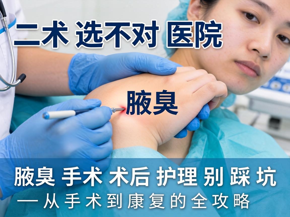 腋臭手术选对医院，腋臭手术术后护理别踩坑—从手术到康复的全攻略