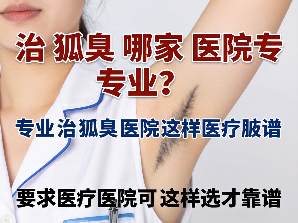 治狐臭哪家医院专业？专业治狐臭医院这样选才靠谱