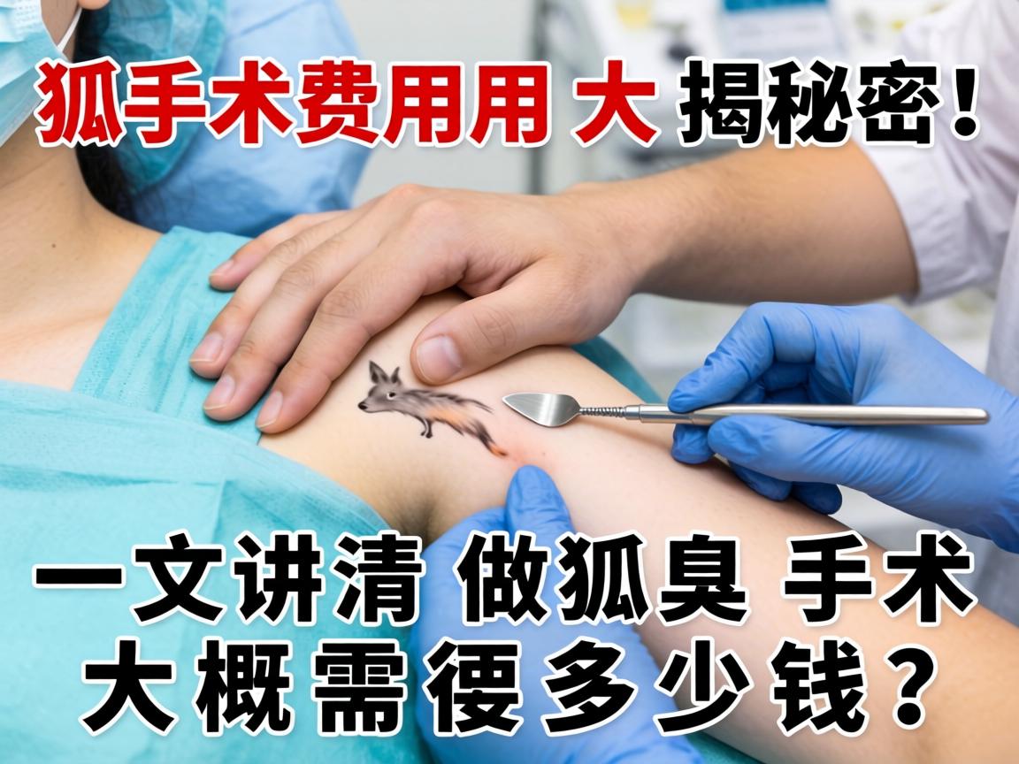 狐臭手术费用大揭秘！一文讲清做狐臭手术大概需要多少钱？
