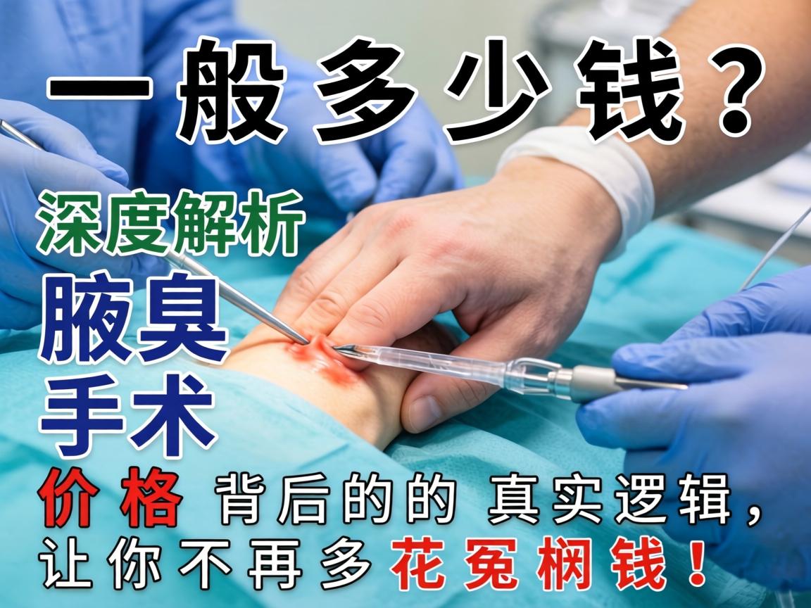 腋臭手术一般多少钱？深度解析腋臭手术价格背后的真实逻辑，让你不再多花冤枉钱！