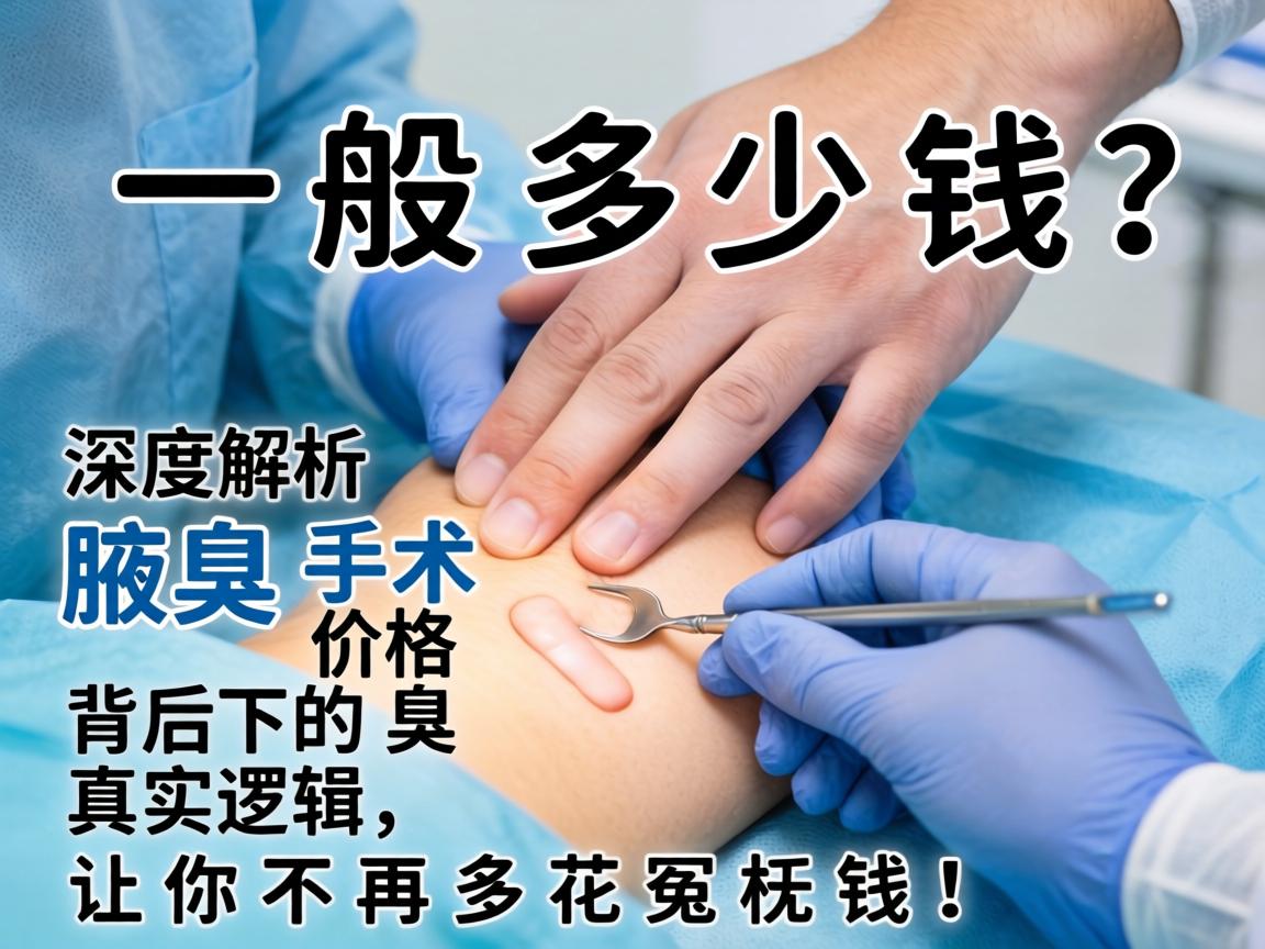腋臭手术一般多少钱？深度解析腋臭手术价格背后的真实逻辑，让你不再多花冤枉钱！