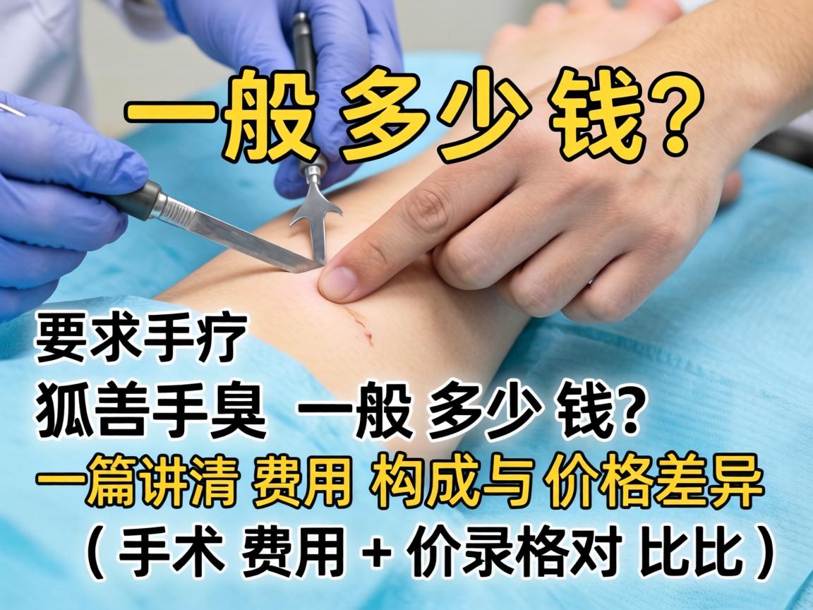 狐臭手术一般多少钱？一篇讲清费用构成与价格差异（手术费用+价格对比）