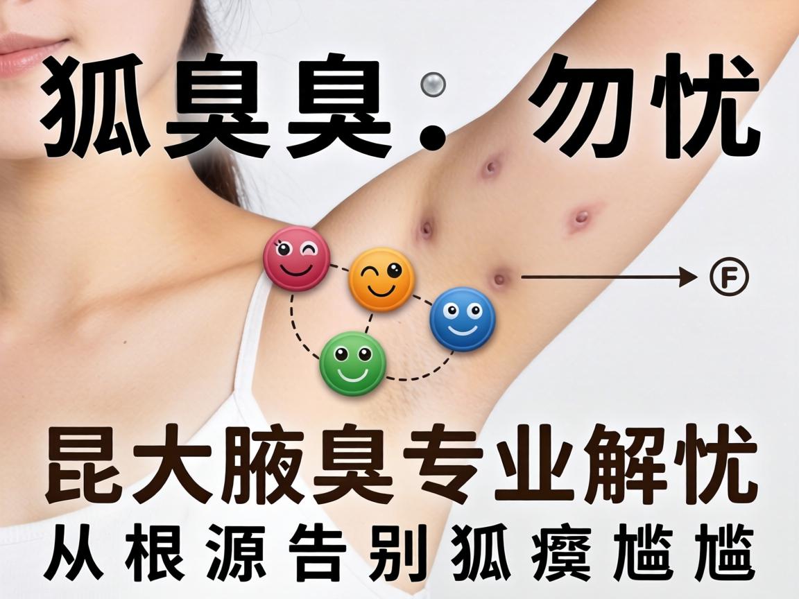 狐臭勿忧，昆大腋臭专业解忧，从根源告别狐臭尴尬