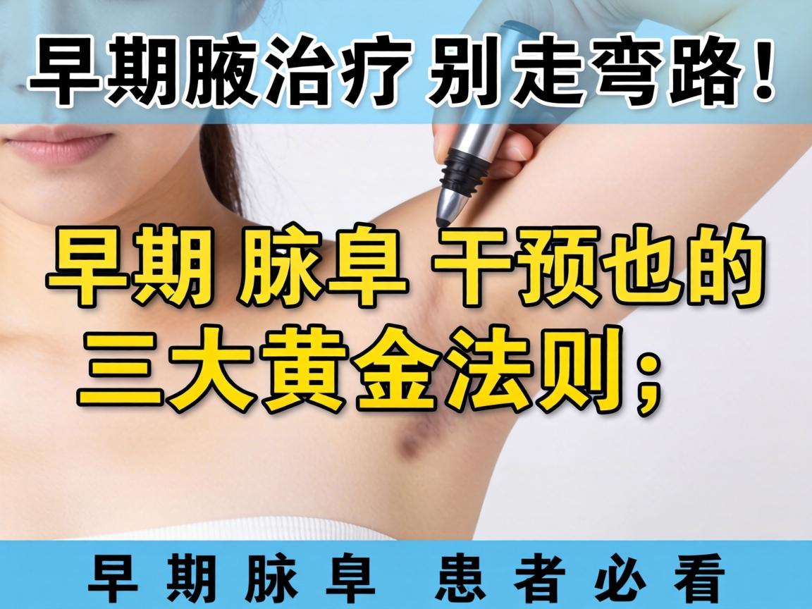 早期腋臭治疗别走弯路!早期腋臭干预的三大黄金法则,早期腋臭患者必看 早期腋臭治疗别走弯路!早期腋臭干预的三大黄金法则,早期腋臭患者必看