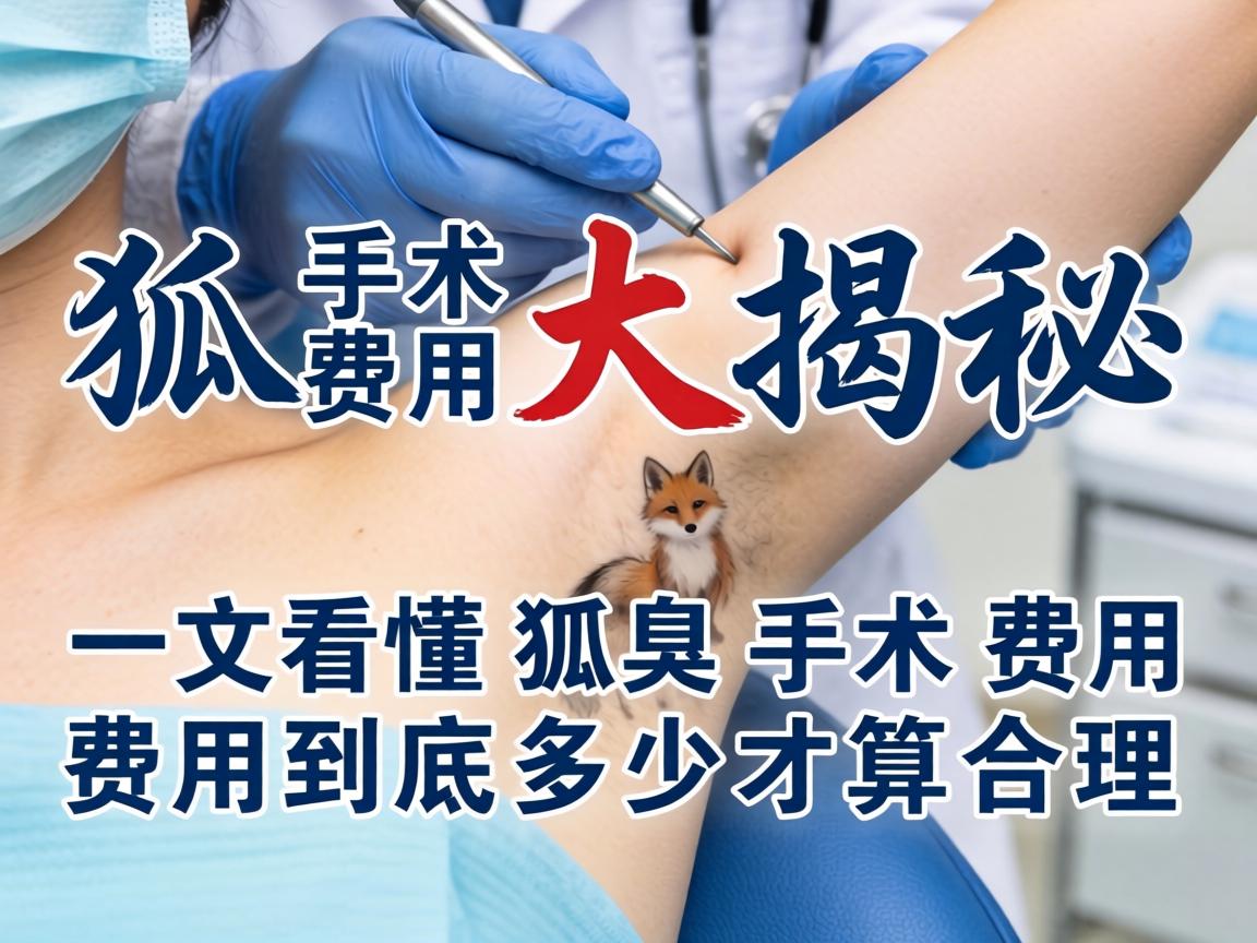 狐臭手术费用大揭秘，一文看懂狐臭手术费用到底多少才算合理