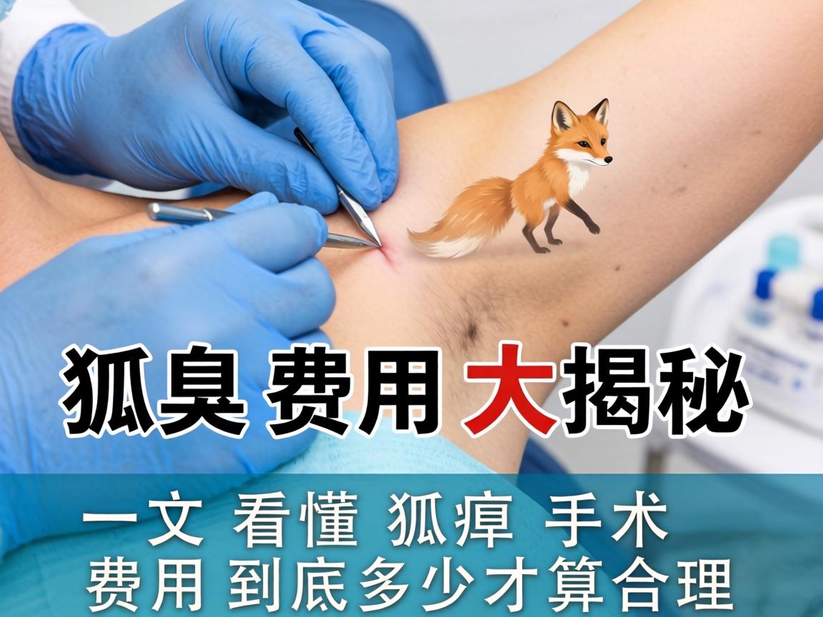 狐臭手术费用大揭秘，一文看懂狐臭手术费用到底多少才算合理