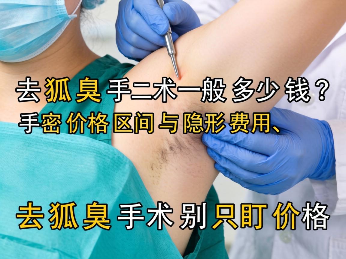 去狐臭手术一般多少钱？解密价格区间与隐形费用，去狐臭手术别只盯价格
