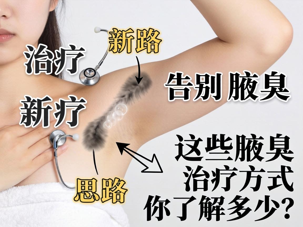腋臭治疗新思路，告别腋臭，这些腋臭治疗方式你了解多少？