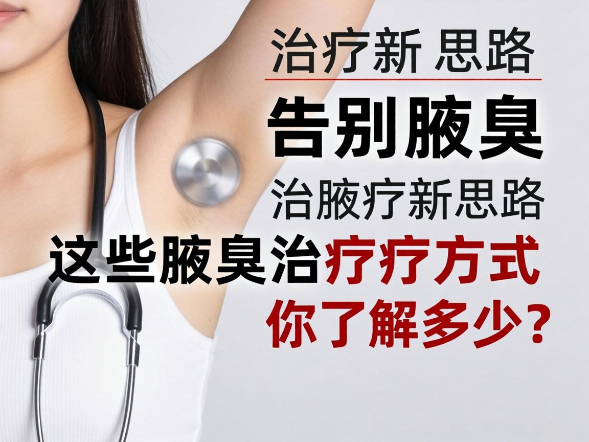 腋臭治疗新思路，告别腋臭，这些腋臭治疗方式你了解多少？